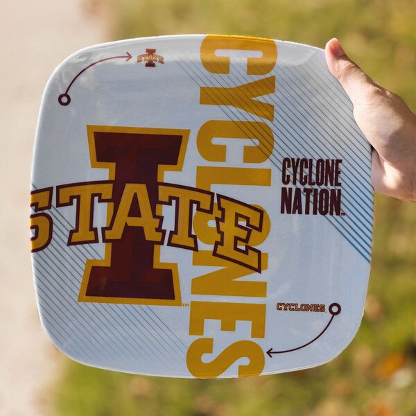 I-State White Dinner Plate 10.25-inch x 10.25-inch